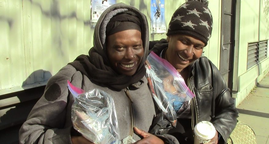 Women with BTH bags